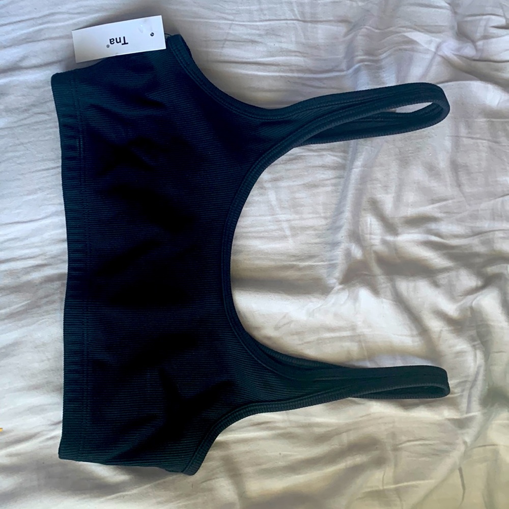 Ribbed bra top